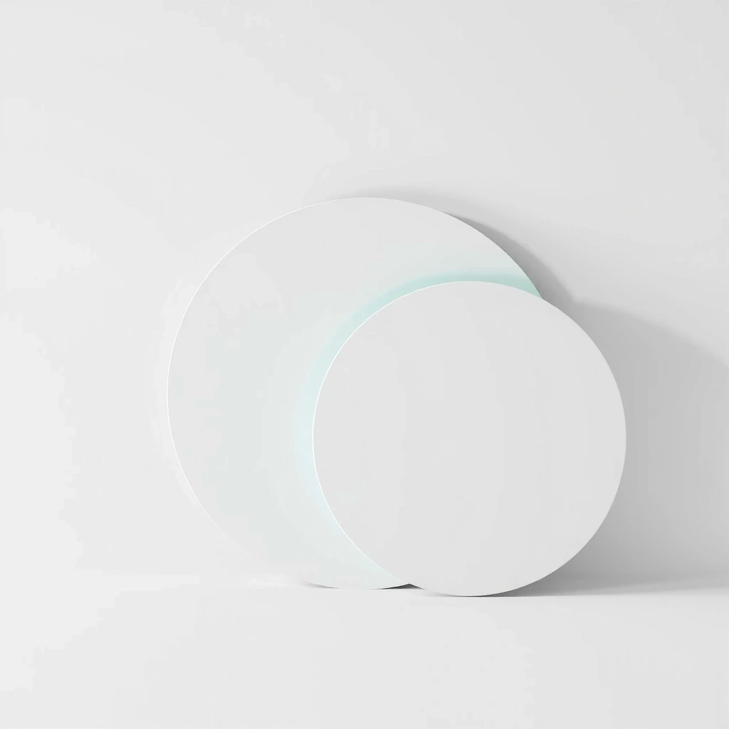 Abstract Green Shapes